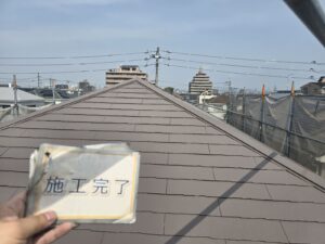 春日井市　Ｆ様　屋根塗装