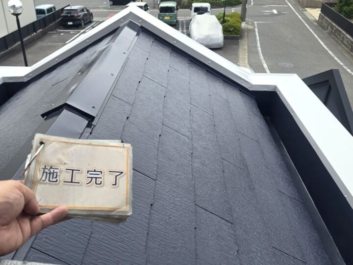 小牧市　Ｒマンション様　屋根塗装