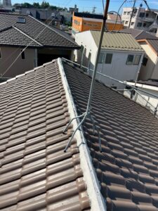 一宮市　Ｗ様　屋根漆喰工事