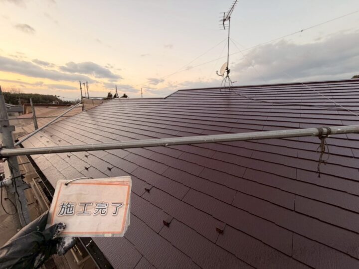 一宮市　Ｈ様　屋根塗装